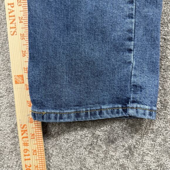 Levis 505 Mens Jeans 34x30 Fits‎ 32x30 Blue Denim Reg Fit Straight Leg Classic - Picture 2 of 10